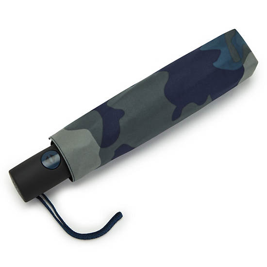 Accesorios Kipling New Printed Umbrella Auto Open Grises Camuflados | MX 1711EB